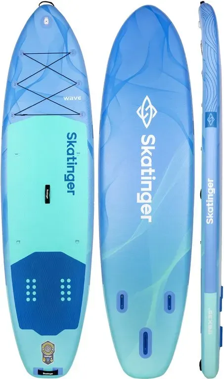 SKATINGER Wave BLAU 11'6