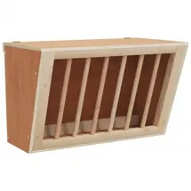 vidaXL Heuraufe für Kaninchen 37 × 18,5 × 23 cm
