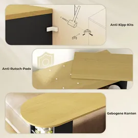 Homcom Ausziehbarer Bartisch Spanplatte, MDF