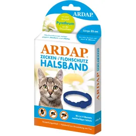ARDAP Zecken- und Flohhalsband für Katzen