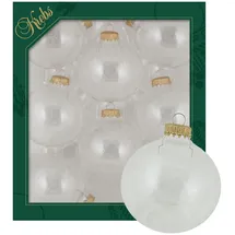 Krebs Glas Lauscha Weihnachtskugeln Transparent, uni