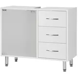 Möbel Kraft Langesee 66 x 58 x 30 cm weiß