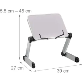 Relaxdays Höhenverstellbarer Buchständer