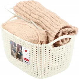 Curver Aufbewahrungsbox KNIT S 29 x 17 cm 1-tlg. weiß