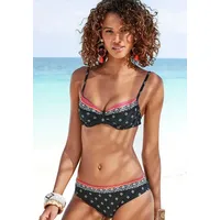LASCANA Bügel-Bikini-Top Kimer Schwarz 38 Cup D