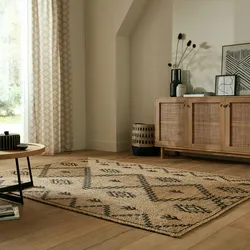 Kadima Design Ökologischer Jute-Teppich `Neath Paul` mit Unikat-Design. 200x290 cm