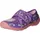 Fischer Markenschuh Klett-Hausschuh Lila 35