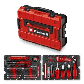 Einhell 79-tlg. Werkzeugkoffer Umzug rot
