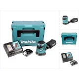 Makita DBO 180 RA1J Akku Exzenterschleifer 18 V 125 mm + 1x Akku 2,0 Ah + Ladegerät + Makpac