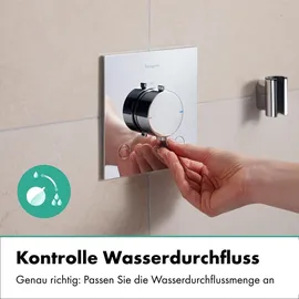 Hansgrohe Ecostat Comfort E Duschthermostat Unterputz für 2 Verbraucher Chrom 33716000