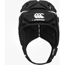Damen/Herren Rugby Kopfschutz - R500 DECATHLON Canterbury schwarz, EINHEITSFARBE, S