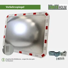 Trutzholm Verkehrsspiegel eckig 60 x 80 cm Rot/Weiß