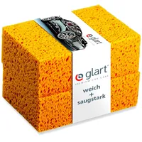 Glart Waschschwamm beige/orange 2 St. 18x12x6 cm