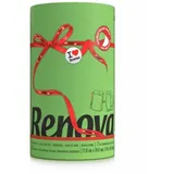 Farbige Küchenrolle in Grün XXL, Haushaltsrolle von Renova, 120 Tücher / Rolle - 1 Rolle