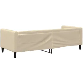 vidaXL Tagesbett Creme 80x200 cm Stoff