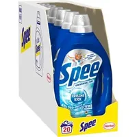 Spee Universal Gel Deo-Frische Kick Allin1 (6 × 20 Waschladungen), Flüssigwaschmittel mit Fleck-Weg-Power & Kalt-Aktiv-Formel, Universal Waschmittel für 48 h Frische