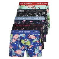 Jack & Jones Boxershorts Jacvel (5-St., 5er Pack) gute Passform durch elastische Baumwollqualität XXL