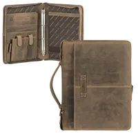 GREENBURRY Vintage Schreibmappe braun