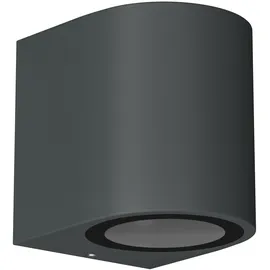ledscom.de Wandleuchte ALSE Downlight Aluminium 8,0 cm inkl. GU10 LED 450lm anthrazit