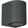 ledscom.de Wandleuchte ALSE Downlight Aluminium 8,0 cm inkl. GU10 LED 450lm anthrazit