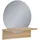 Vicco Badezimmerspiegel Elyra, Goldkraft Eiche, 40 x 47.5 cm mit Ablage, Vicco