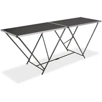 VidaXL Tapeziertisch Klappbar MDF und Aluminium 200×60×78 cm