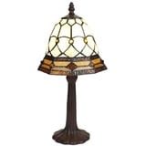 5LL-6273 Tiffany-Lampe-Leuchte-Tischlampe-Tischleuchte-Stehlampe Ø 21x39 cm E14/