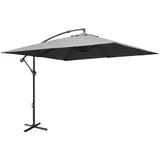 sweeek Sonnenschirm 300 x 300 cm Grau