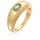 Elli Ring 925 Sterling Silber Siegelring in Gold | Gr.: 58