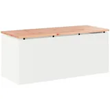 vidaXL Gartenbank 100 x 40 x 43 cm Weiß