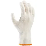 teXXor® Grobstrick-Handschuhe BAUMWOLLE/NYLON, Beige/rote Noppen
