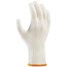 teXXor® Grobstrick-Handschuhe BAUMWOLLE/NYLON, Beige/rote Noppen
