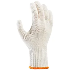 teXXor® Grobstrick-Handschuhe BAUMWOLLE/NYLON, Beige/rote Noppen