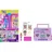 POLLY POCKET Polly Pocket-Puppe und Spielset, Diskoparty Fashion Reveal, ca. 7 cm