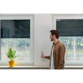 Schellenberg Rohrmotor für 60 mm Welle, Komplettset mit Wandlager