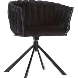 GUTMANN FACTORY Drehsessel GUTMANN FACTORY Schwarz 60 x 78 x 55 cm
