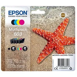 Epson Multipack Tinte Std Starfish 4 Tinte 603 Rf / Am Multi