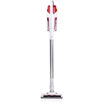 Dirt Devil 2-in-1 Akku Staubsauger - DD9002 - 150W - Hand- und Stielstaubsauger - Inkl. Kombibürste und Düse - Akkulaufzeit bis zu 30 minuten - 2 Einstellungen - Weiß/Rot