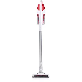 Dirt Devil 2-in-1 Akku Staubsauger - DD9002 - 150W - Hand- und Stielstaubsauger - Inkl. Kombibürste und Düse - Akkulaufzeit bis zu 30 minuten - 2 Einstellungen - Weiß/Rot