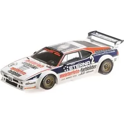 MINICHAMPS 155822902 1:18 BMW M1 - SCHNITZER ETERNA MEISTERPHOTO TEAM - H.-J. STUCK - WINNER ZOLDER 1982