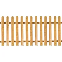 Tetzner & Jentzsch Staketenzaun 200 x 100 cm Braun
