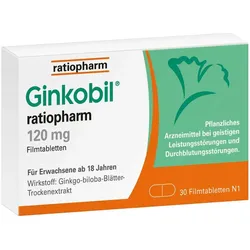 Ginkobil ratiopharm 120mg mit Ginkgo biloba