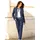 Sieh an! Blazer gestreift Blau/Weiß 42