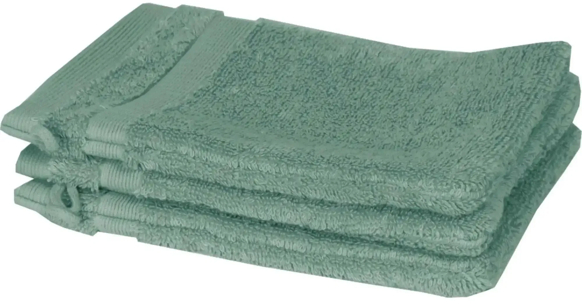 SCHÖNER WOHNEN Kollektion Waschhandschuh 3er-Set   ¦ grün ¦ Maße (cm): B: 16 H: 0,5