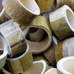 Bambusringe (pro Set) Bastelbedarf Natumaterialien