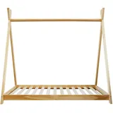 Mobili Rebecca Kinderbett Rebecca 80 x 160 cm Holz braun