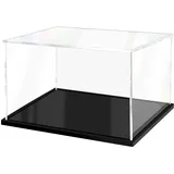 JFUTD Vitrine, Schaukasten Staubschutz, Sammlervitrine für Sammlerstücke Spielzeug Figuren, Ausstellungsbox Acrylbox, Transparent Acryl,2mm, 45/50/55/60/65/70cm(45x45x65cm/18x18x26in)