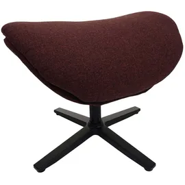 Mendler Relaxsessel HWC-L12 Stoff/Textil 0 x 0 x 0 cm Bordeaux mit Hocker