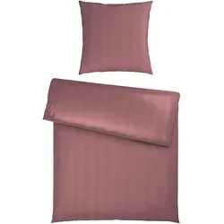 Bettwäsche Xenia Streif Mauve ca. 135x200cm