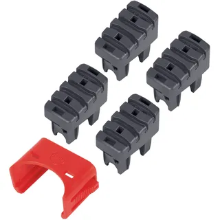 HAILO Fuß-Set 4 Stück Stütz- und Steigholm mit Montage-Klammer für Profiline S150 (01/2015-10/2016)